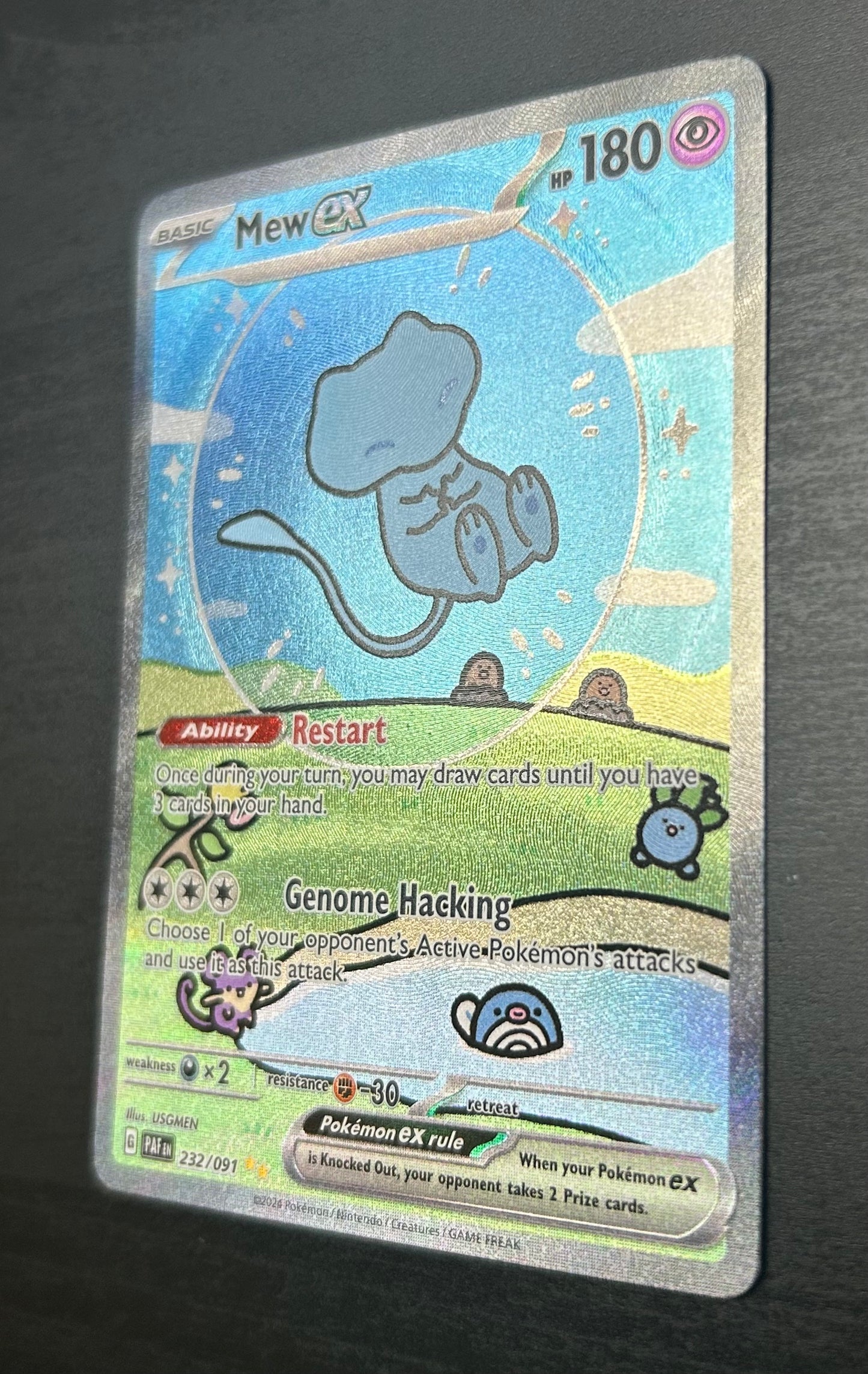 [NM] Mew ex Paldean Fates #232 Special Illustration Rare