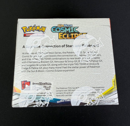Pokemon TCG: Sun & Moon - Cosmic Eclipse Booster Box TBC Games Pokemon TCG: Sun & Moon - Cosmic Eclipse Booster Box TBC Games