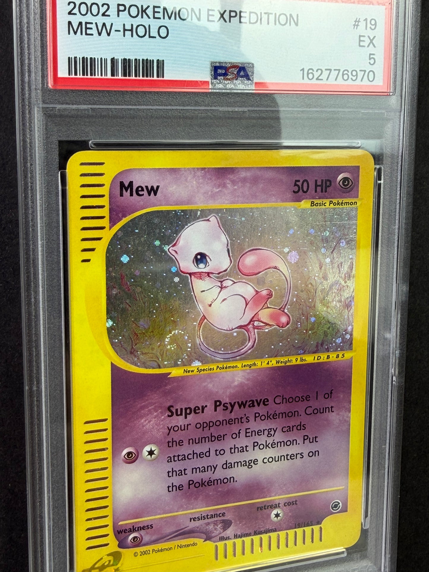 Mew Expedition Holo w/ SWIRL #19 PSA 5