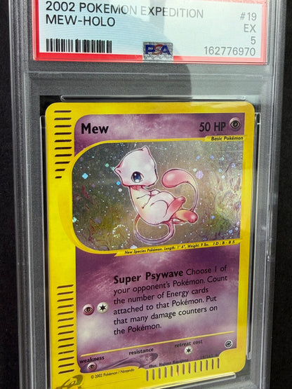 Mew Expedition Holo w/ SWIRL #19 PSA 5