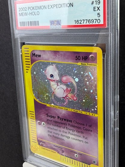 Mew Expedition Holo w/ SWIRL #19 PSA 5