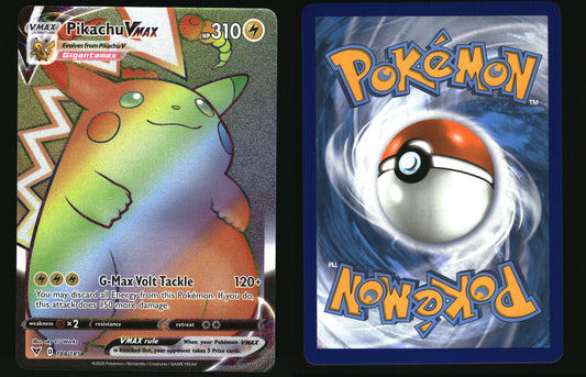 [NM] Pikachu VMAX Vivid Voltage #188 Rainbow