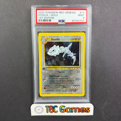 Steelix Neo Genesis 1st Edition Holo #15 PSA 9