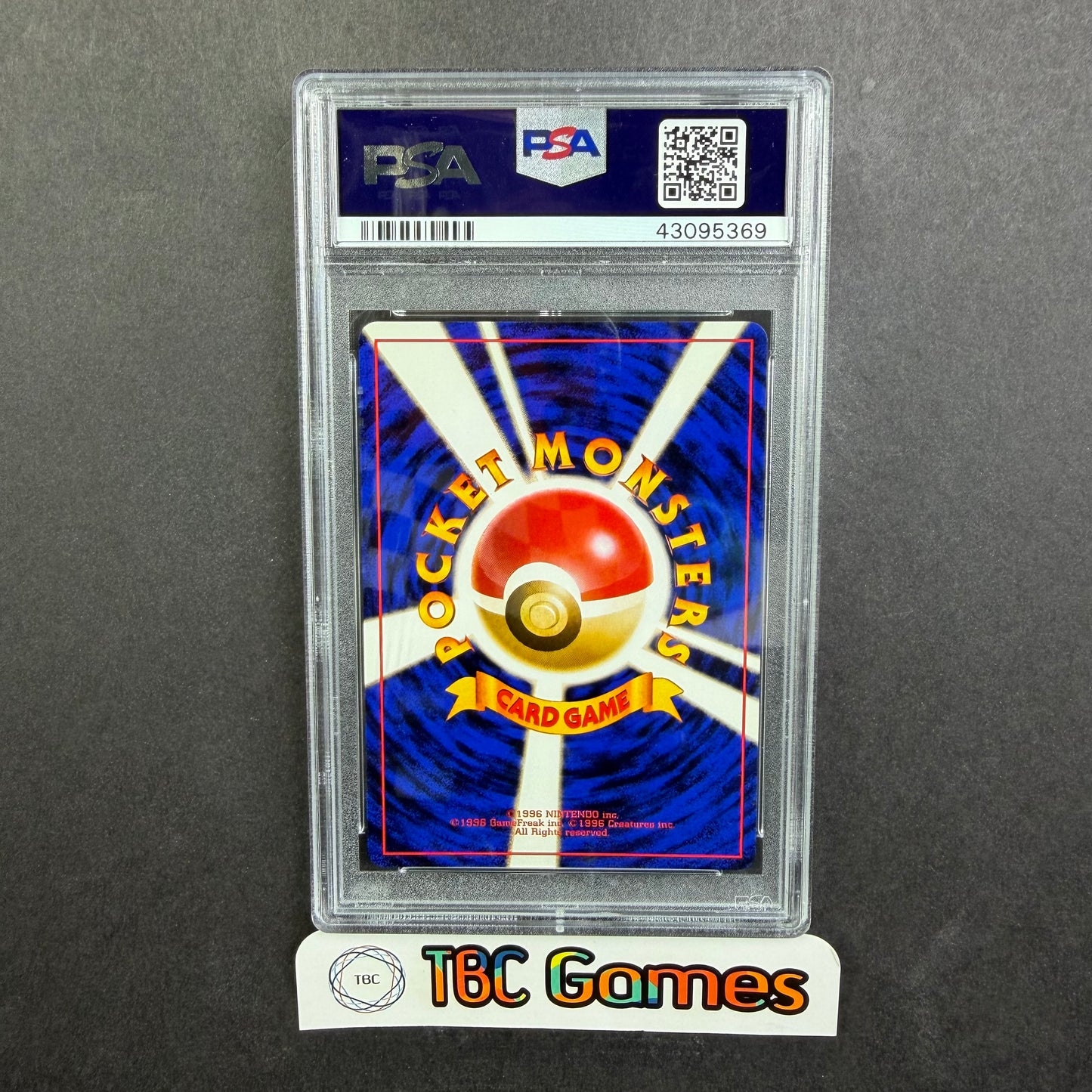 Mewtwo Base Set Holo Japanese PSA 9