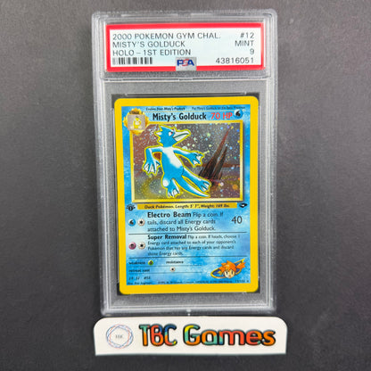 Misty's Golduck Gym Challenge 1st Edition Holo PSA 9