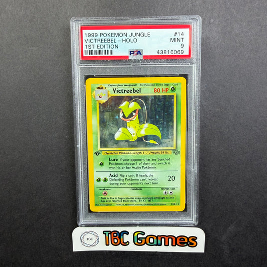 Victreebel Jungle 1st Edition Holo #14 PSA 9