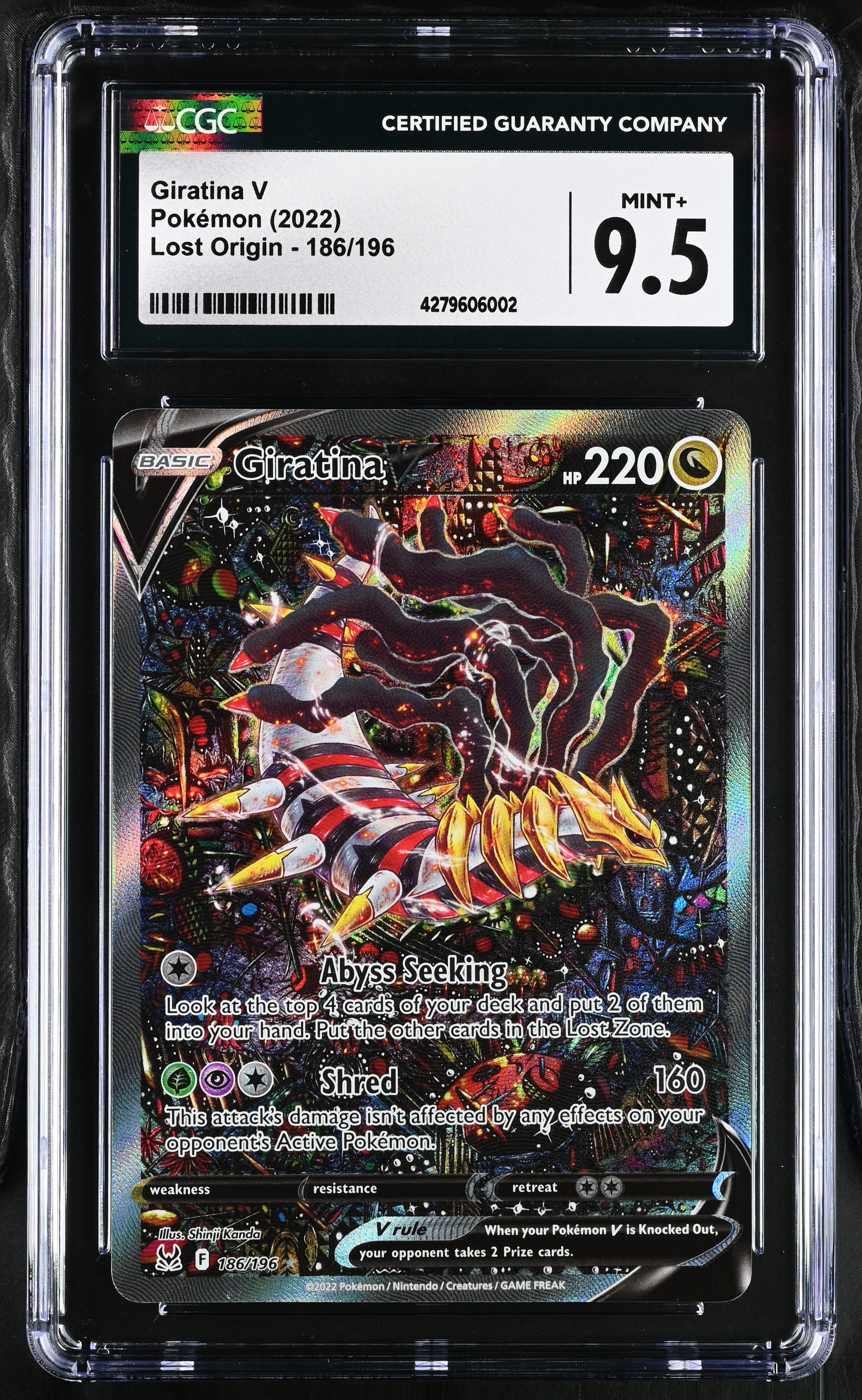 Giratina V Lost Origin Alt Art 186/196 CGC 9.5 – TBC Games