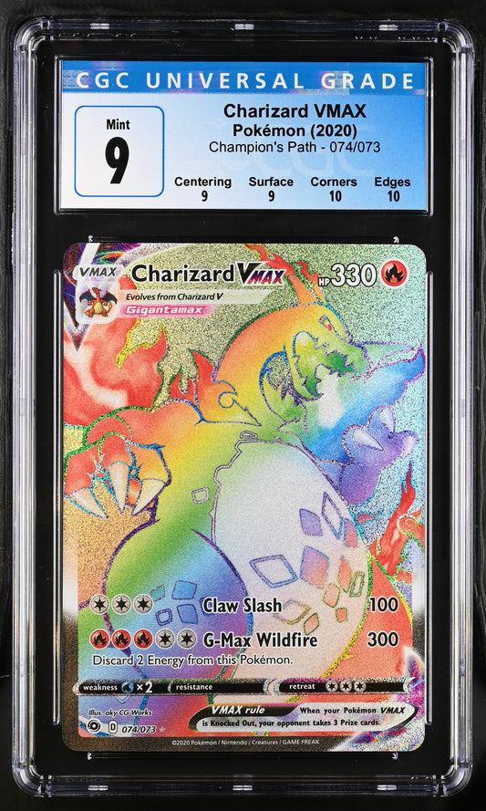Charizard VMAX Champion's Path 074/073 CGC 9