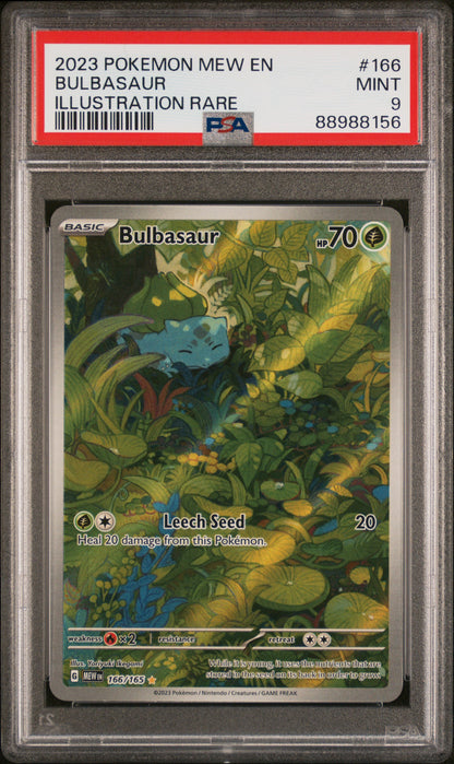 Bulbasaur 151 166/165 PSA 9 TBC Games Bulbasaur 151 166/165 PSA 9 TBC Games