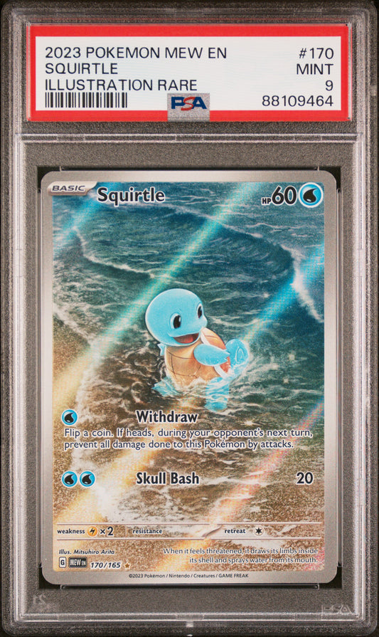 Squirtle 151 170/165 PSA 9