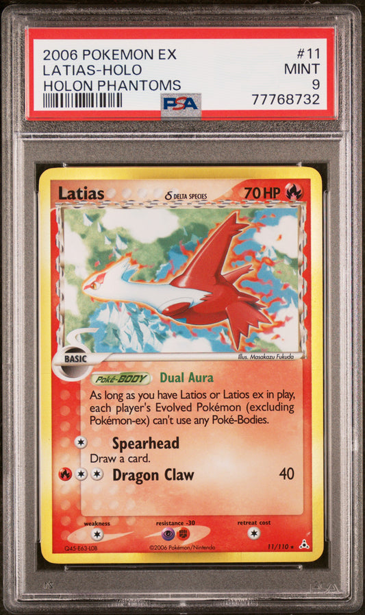 Latias Holon Phantoms 11 Holo PSA 9