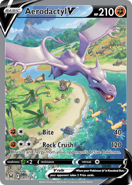 [NM] Aerodactyl V Lost Origin Alt Art #180