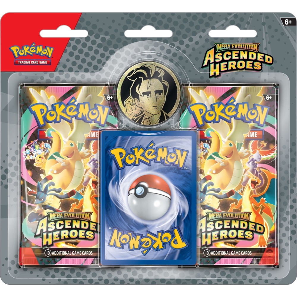 Pokemon TCG: Mega Evolution - Ascended Heroes 2 Pack Blister (Larry's Komala)