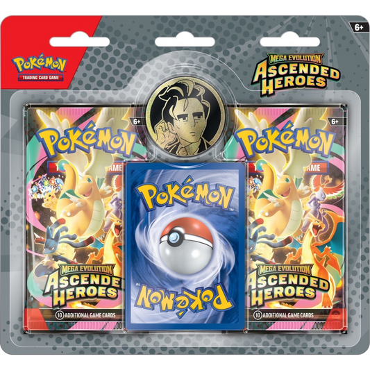 Pokemon TCG: Mega Evolution - Ascended Heroes 2 Pack Blister (Larry's Komala)