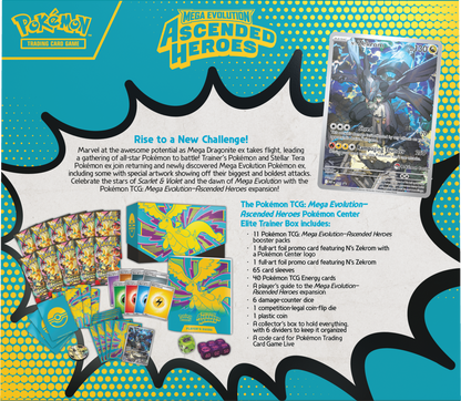 Pokemon TCG: Mega Evolution - Ascended Heroes Pokemon Center Elite Trainer Box