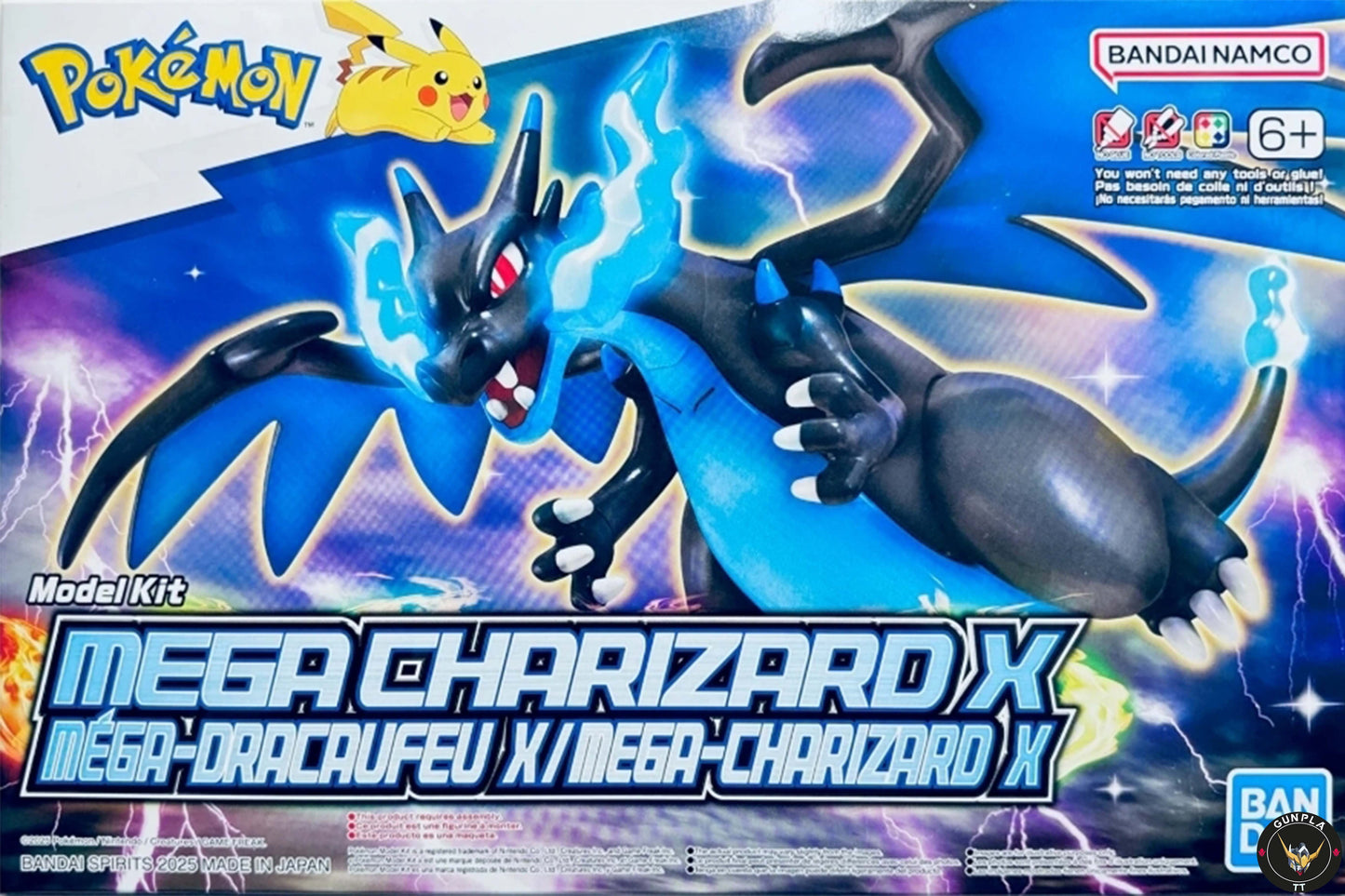 Bandai Pokemon Mega Charizard X Model Kit Action Figure