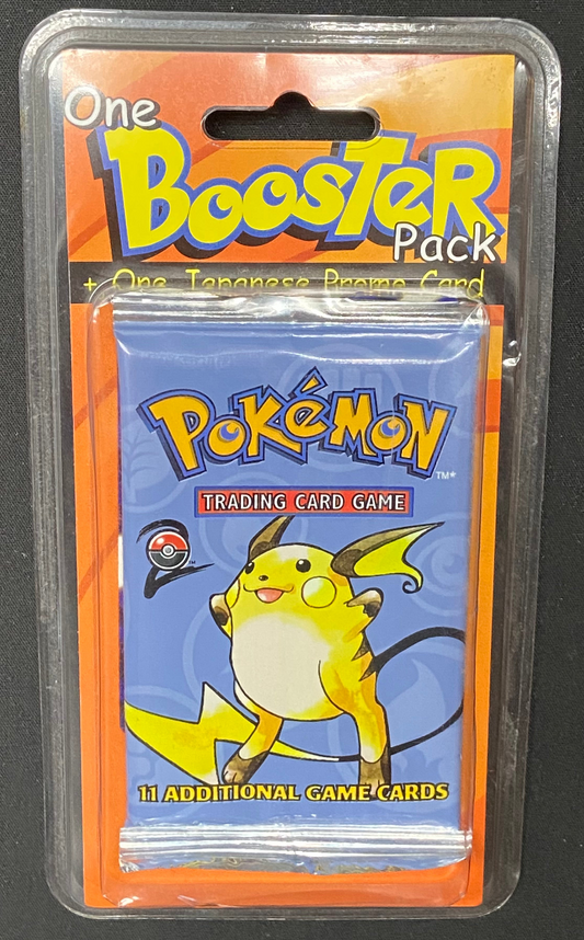 Pokemon TCG: Base Set 2 Blister Pack w/ Japanese Promo (Raichu)