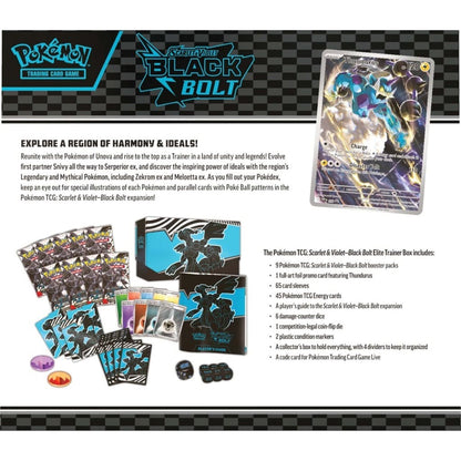 Pokemon TCG: Scarlet & Violet - Black Bolt Elite Trainer Box