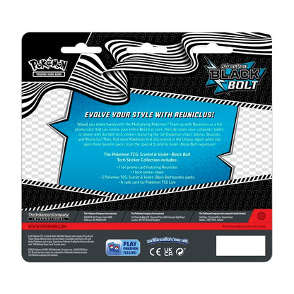 Pokemon TCG: Scarlet & Violet - Black Bolt Tech Sticker Blister (Reuniclus)