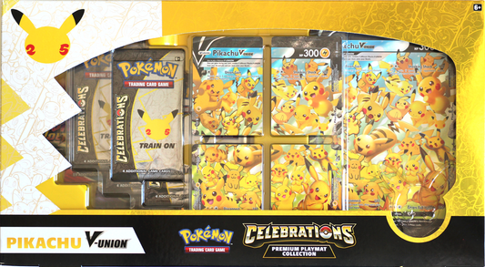 Pokemon TCG: Celebrations Playmat Collection Box - Pikachu V-Union