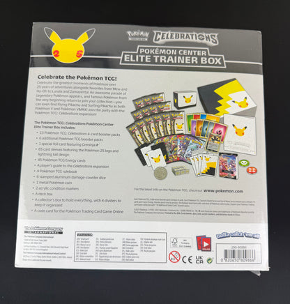Pokemon TCG: Sword & Shield - Celebrations Pokemon Center Elite Trainer Box