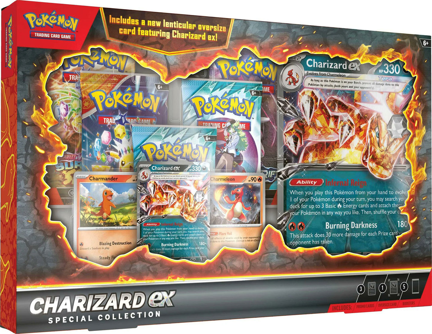 Pokemon TCG: Scarlet & Violet - Charizard ex Special Collection Box
