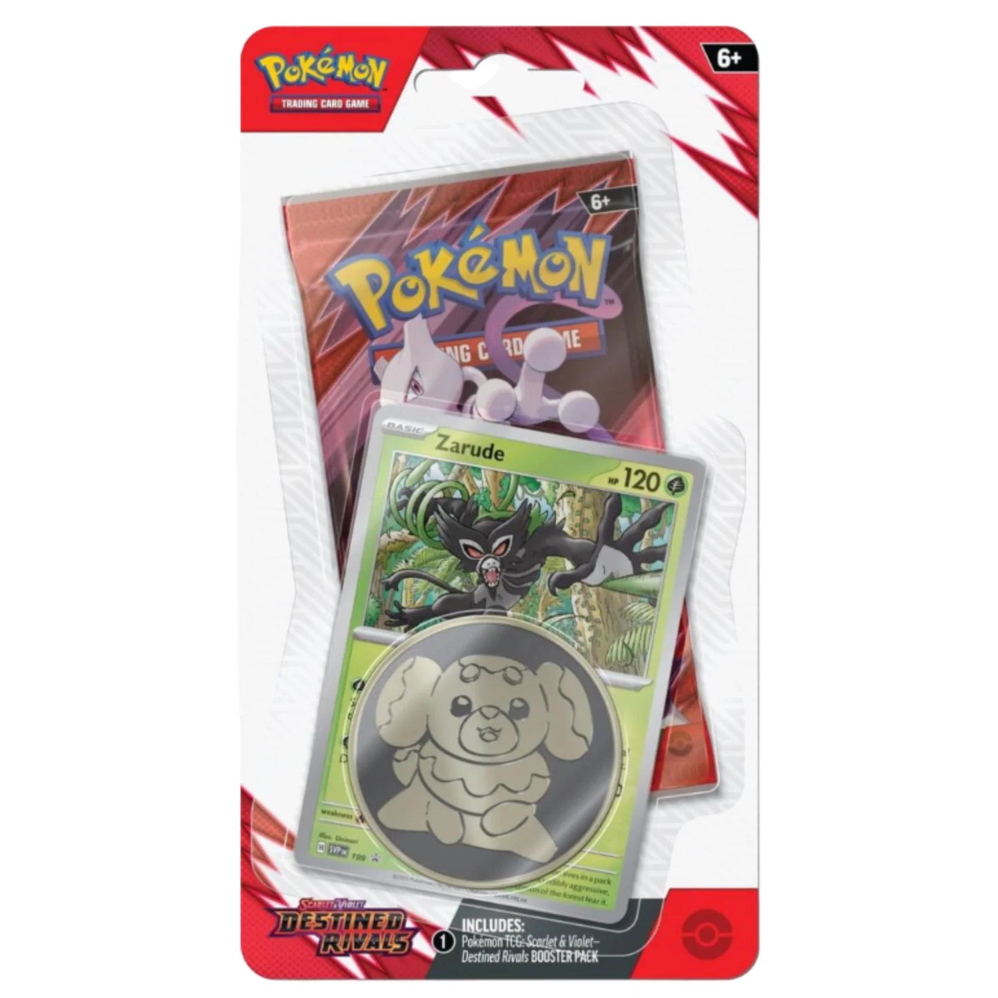 Pokemon TCG: Scarlet & Violet - Destined Rivals 1 Pack Blister (Zarude)