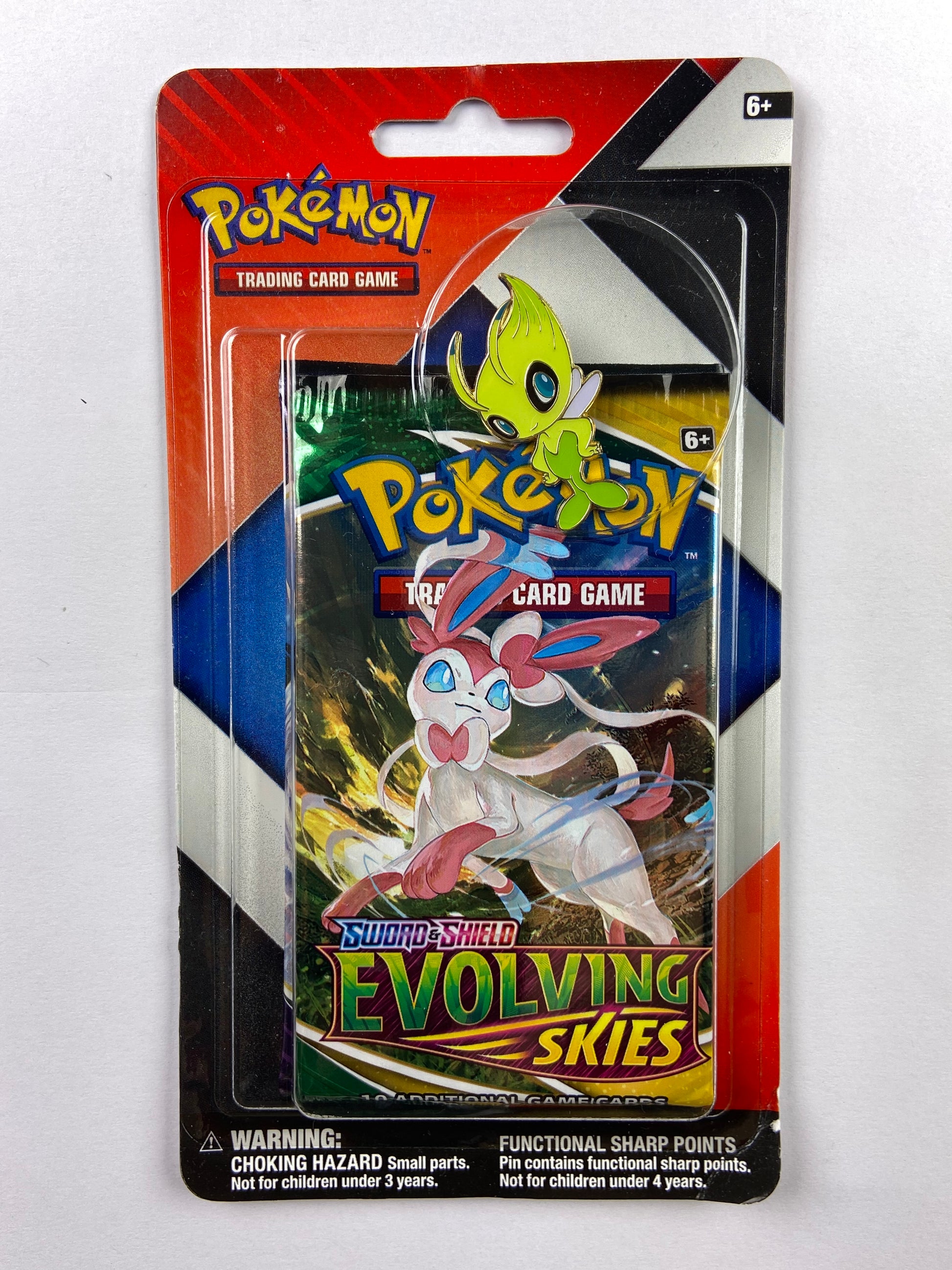 Pokemon TCG: Sword & Shield - Evolving Skies 2 Pack Pin Blister (Celeb TBC Games Pokemon TCG: Sword & Shield - Evolving Skies 2 Pack Pin Blister (Celeb TBC Games