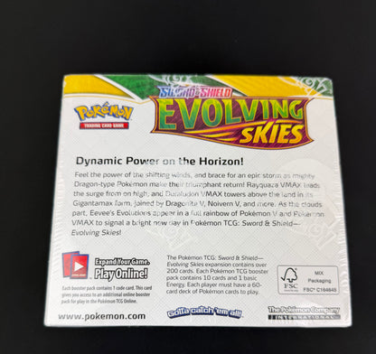 Pokemon TCG: Sword & Shield - Evolving Skies Booster Box TBC Games Pokemon TCG: Sword & Shield - Evolving Skies Booster Box TBC Games