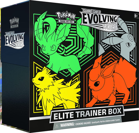 Pokemon TCG: Sword & Shield - Evolving Skies Elite Trainer Box (Jolteon/Flareon/Umbreon/Leafeon)
