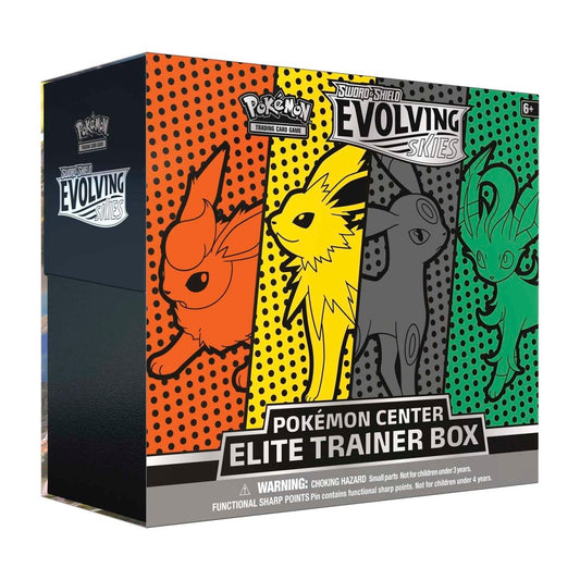 Sword & Shield - Evolving Skies Pokemon Center Elite Trainer Box (Jolteon/Flareon/Umbreon/Leafeon)