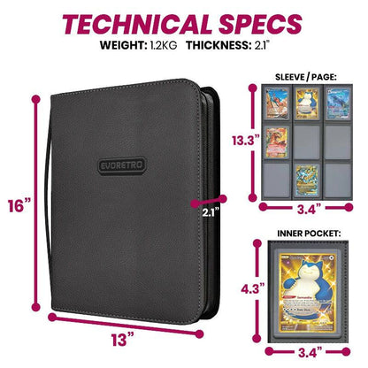 Evoretro: Top Loader 9 Pocket Card Binder