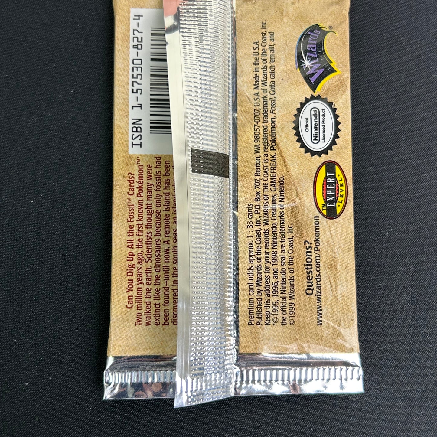 Pokemon TCG: Fossil Unlimited Booster Pack (Lapras)