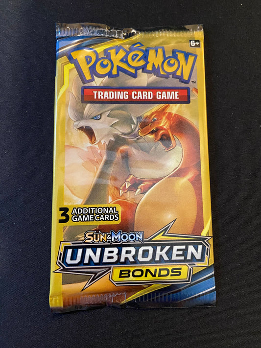 Pokemon TCG: Sun & Moon - Unbroken Bonds 3 Card Booster Pack