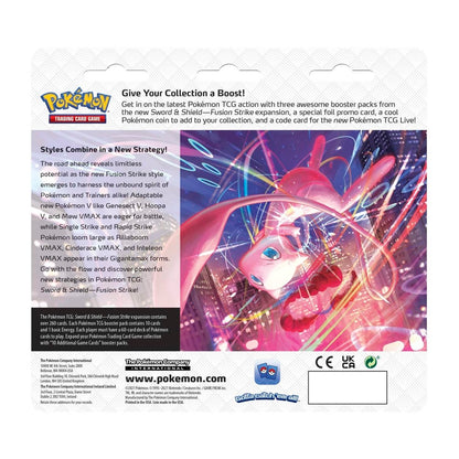 Pokemon TCG: Sword & Shield - Fusion Strike 3 Pack Blister (Eevee)