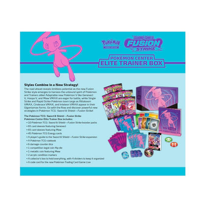 pokemon center fusion strike booster box Pokemon TCG: Sword & Shield