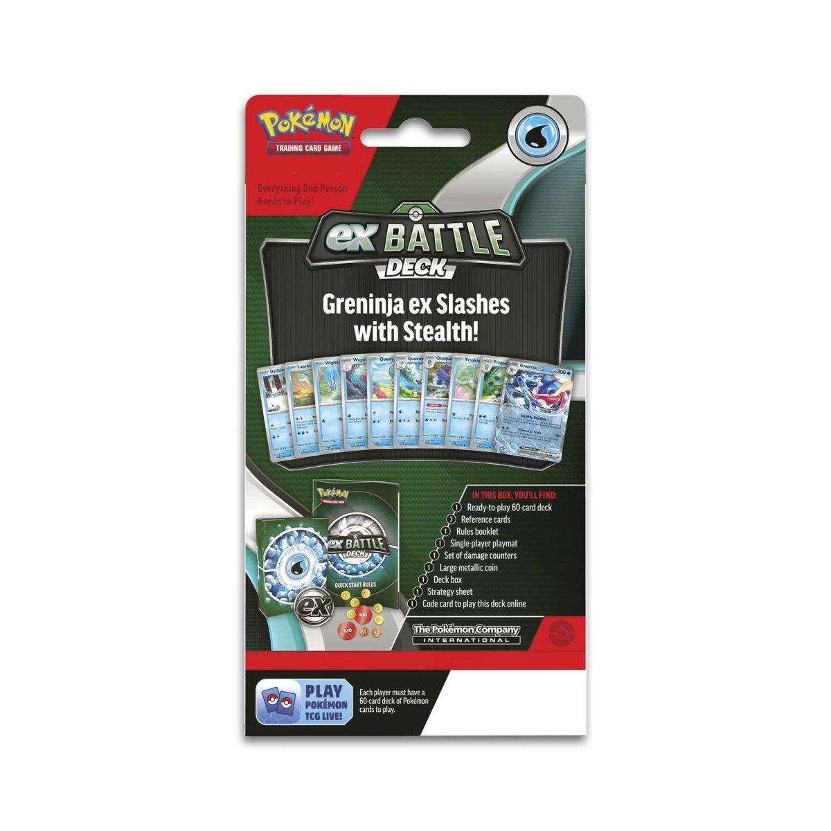 Pokemon TCG: Greninja ex Battle Theme Deck
