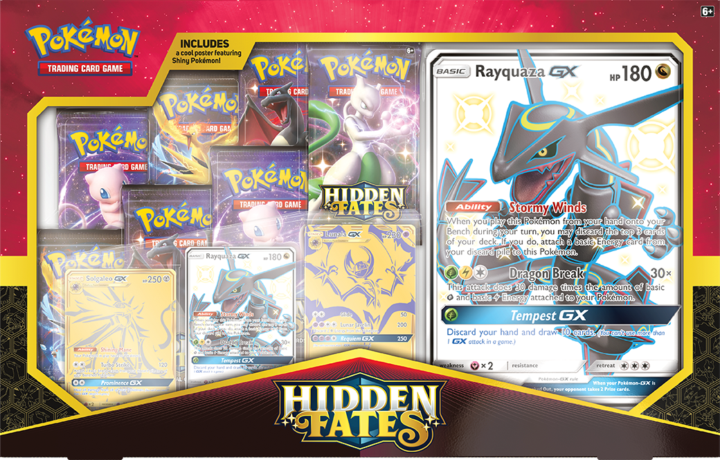 Pokemon TCG: Sun & Moon - Hidden Fates Premium Powers Collection Box