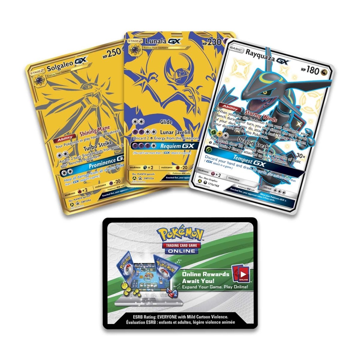 Pokémon Kit 6 Pçs Arceus Lunala Solgaleo Rayquaza Importado