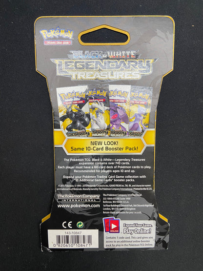Pokemon TCG: Black & White - Legendary Treasures Sleeved Booster Pack TBC Games Pokemon TCG: Black & White - Legendary Treasures Sleeved Booster Pack TBC Games
