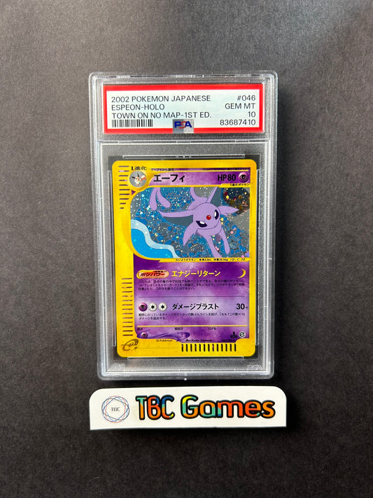 Espeon Town On No Map 1st Edition Holo 046 Japanese PSA 10