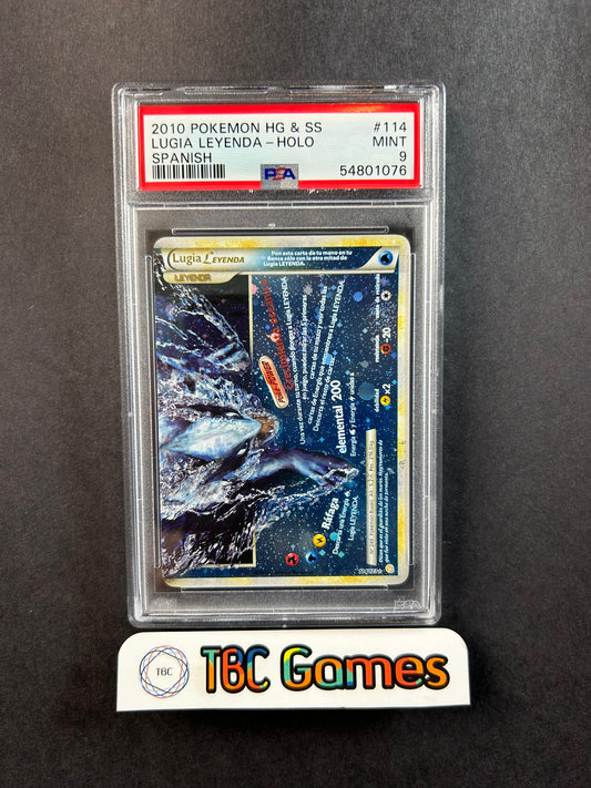 Lugia Leyenda Bottom HeartGold SoulSilver 114/123 Spanish PSA 9