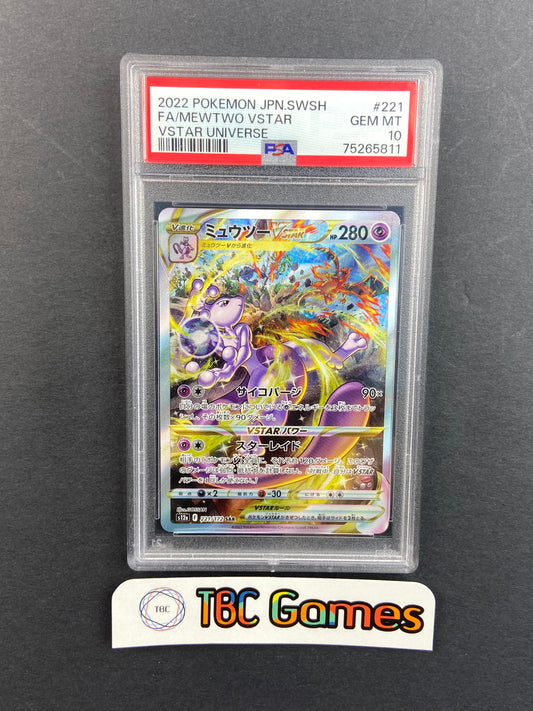 Mewtwo VSTAR Universe s12a 221/172 Japanese PSA 10