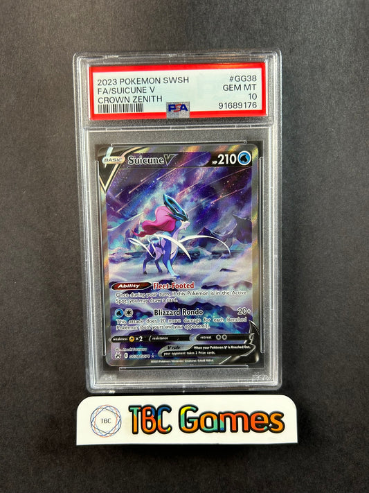 Suicune V Crown Zenith GG38/GG70 PSA 10