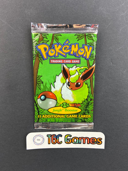 Pokemon TCG: Jungle Unlimited Booster Pack (Flareon) – TBC Games