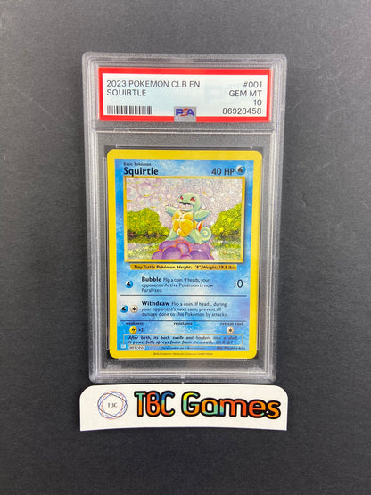 Squirtle Classic Game CLB 001/034 PSA 10