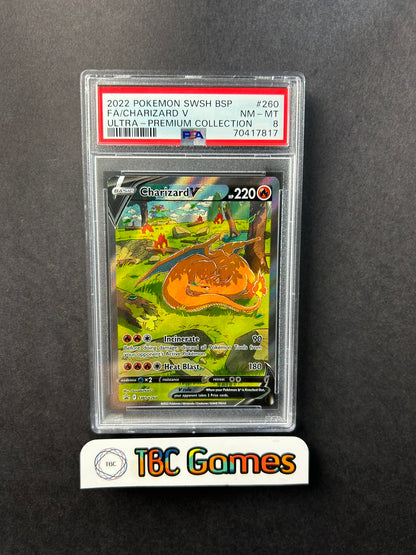 Charizard V UPC Promo SWSH260 PSA 8