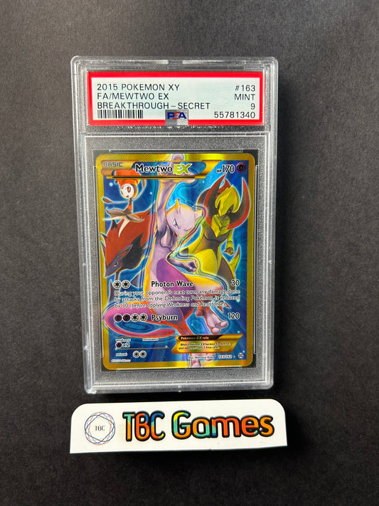 Mewtwo EX Breakthrough 163/162 PSA 9
