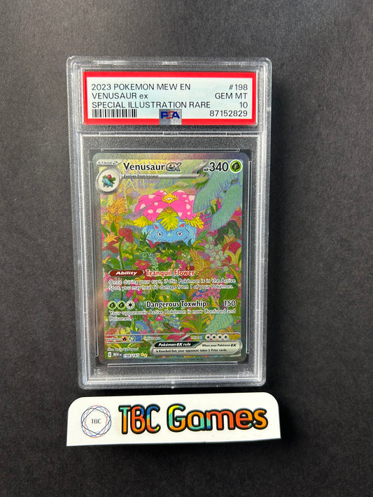 Venusaur ex MEW 151 198/165 PSA 10