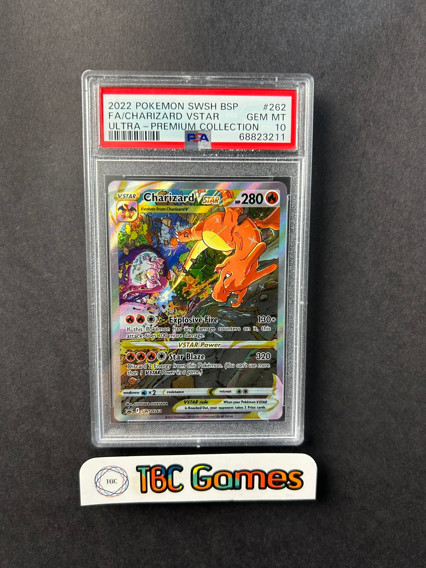 Charizard VSTAR UPC Promo SWSH262 PSA 10 TBC Games Charizard VSTAR UPC Promo SWSH262 PSA 10 TBC Games